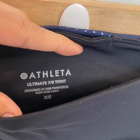 Athleta Ultimate Stash Pocket Colorblock 7/8 Tight - Picture 5 of 11